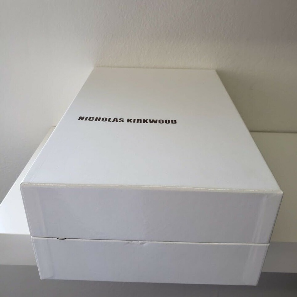 Nicholas Kirkwood Veronika Suede Mules - Black - Picture 7 of 7